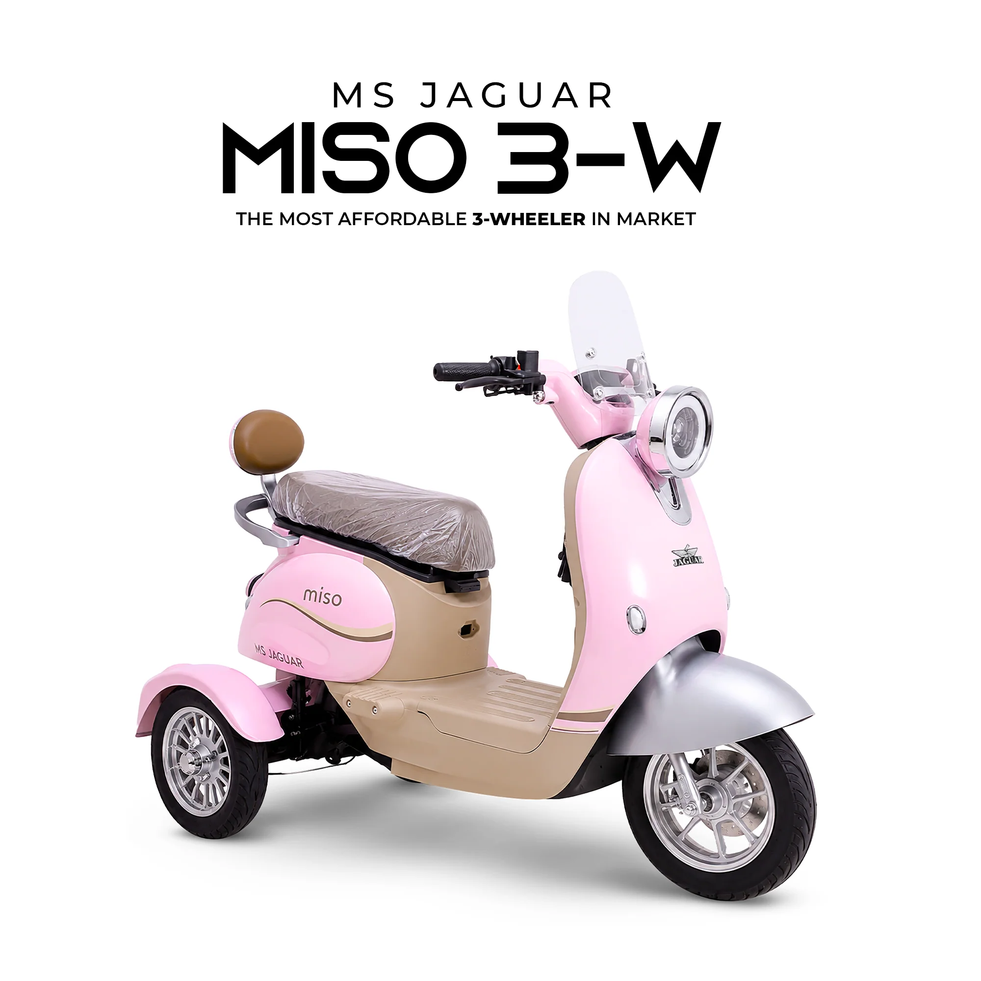 MS JAGUAR MISO 3-W in BLUSH PINK